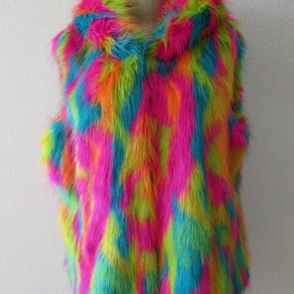 Adrienne Landau Troll Hooded Jacket - Picture 1 of 1